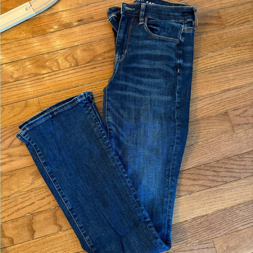 American Eagle Outfitters Dark Wash Hi-Rise skinny kick